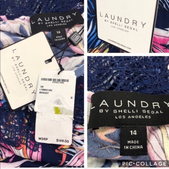 🌻 🆕 Laundry by Shelli Segal Floral Jumpsuit - Picture 4 of 6